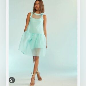 Cutest Most Flattering Dress EVER! New With Tags! Cynthia Rowley Mint